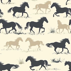 Horse Parade Pattern 3 Quilting Cotton Fabric