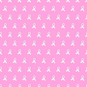 Breast Cancer Awareness Pattern 7 Quilting Cotton Fabric