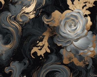Gothic Vortex Pattern 7 Quilting Cotton Fabric