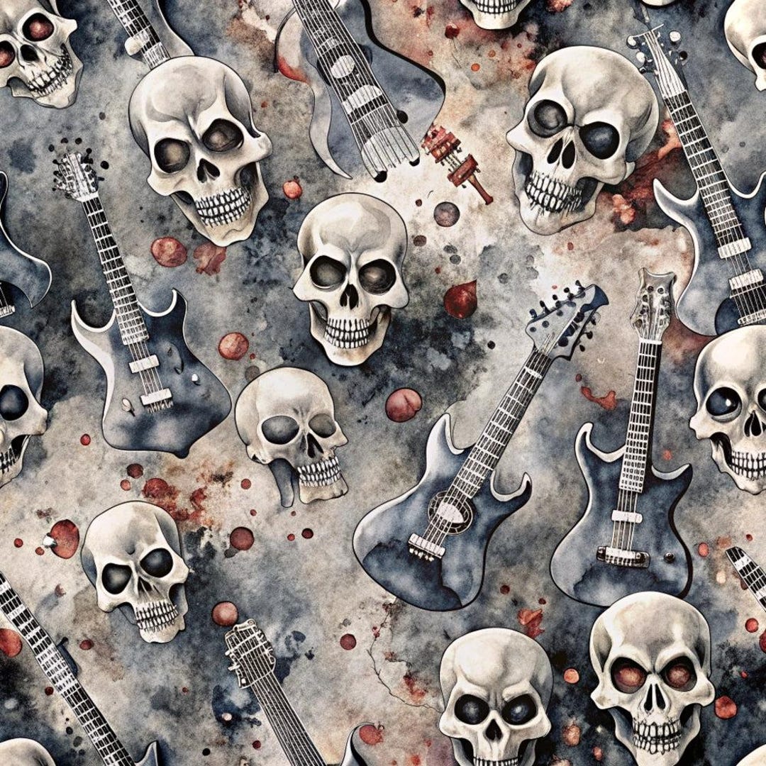 American Rocker Pattern Rock and Roll Pattern 35 Quilting Cotton Fabric - Etsy