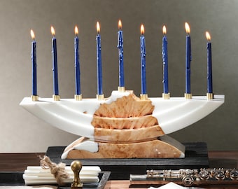 Hanukkah Menorah| Jewish Home Decor| Holiday Decoration