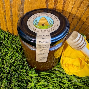 8oz Massachusetts Raw Honey