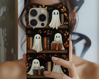 Halloween Phone Case, Halloween iPhone 18 17, 15, 14, 13, 12, 11, iPhone 16 Pro Max Case, Spooky Cute Fall Phone Cover, Samsung S24 S23 S22