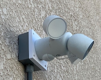 Nest Floodlight Double Gang Electrical Box Mount