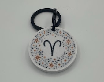 Personalized Zodiac Pet Tag: Custom Star Sign ID Tag