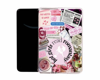 hot girls read romantasy | Kindle Printable | Clear Case Insert | Kindle Aesthetic | Bookish Stickers | Digital Download | Book Lover Gift