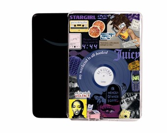 Aesthetic Kindle Insert for Clear Case | Kindle Printable | Purple | Kindle Accessories | Kindle Decor | Kindle Stickers | Bookish Inserts