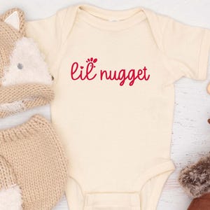 Lil Nugget Baby Shirt, Lil Nugget Shirt, Adorable Kids Shirt, Cute Baby Shirt for Boys & Girls, Perfect for Newborn Gift, Baby Shower Gift