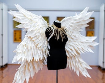 Seraph Angel Wings: White EVA Foam Cosplay Costume