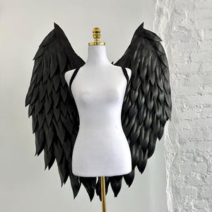 Black bat wings costume, Halloween, Cosplay costume for adult