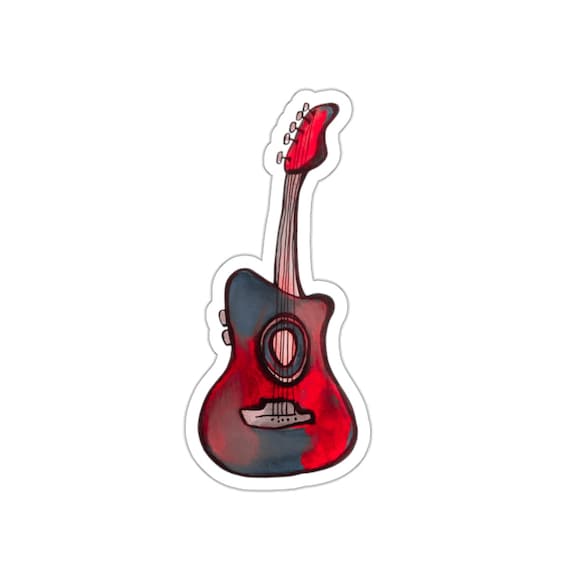 Guitar Sticker: Jrouxart Original Vinyl Decal