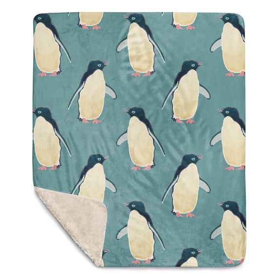 Penguin Blanket / Soft Sherpa blanket