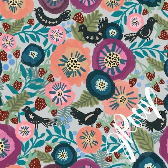 Bird Duvet Cover, Songbird Bedding, Colorful Nature Comforter Cover, Whimsical Bedroom Decor