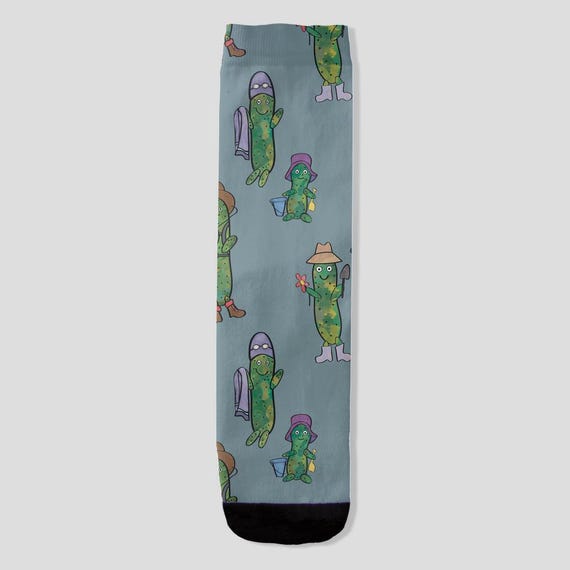 Funny Pickle Socks / Summertime Fun For Pickles Socks
