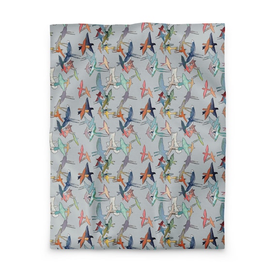Birds Duvet Cover / Matisse Style Bird Bedding