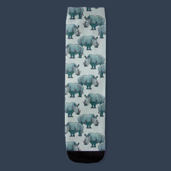 Rhino Socks By Jrouxart