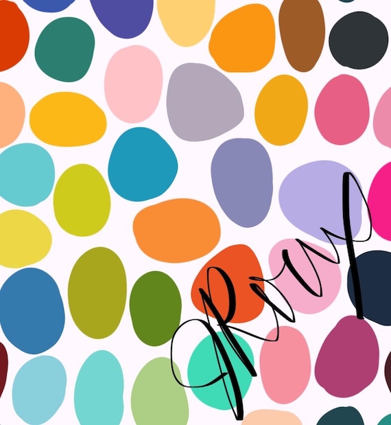 All the Colors Duvet Cover // Vibrant Pebble Confetti