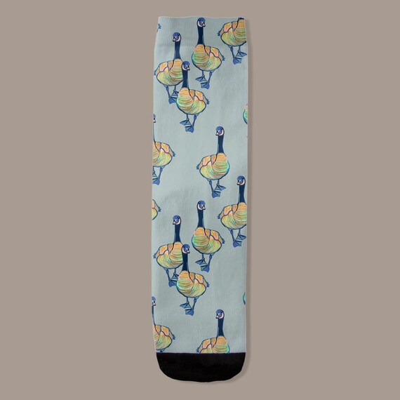 Goose Print Socks / Canadian Geese