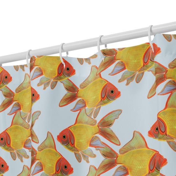 Goldfish Shower curtain