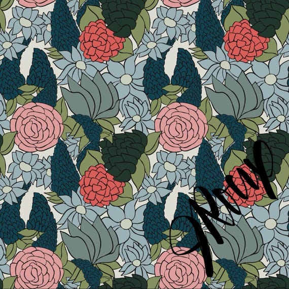 Whimsical Garden Bloom Duvet cover