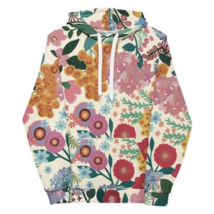 Bold Floral Unisex Hoodie