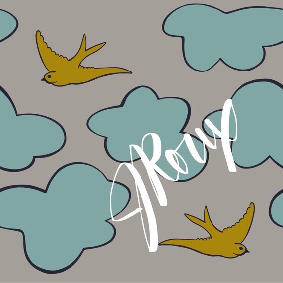 Bird Duvet Cover, Sparrow Bedding, Flying Birds Comforter Cover, Nature Inspired Bedroom