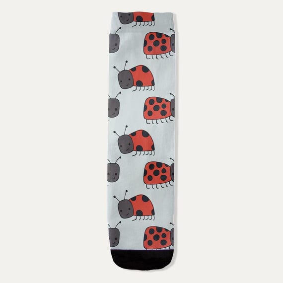 Ladybug Socks By Jrouxart