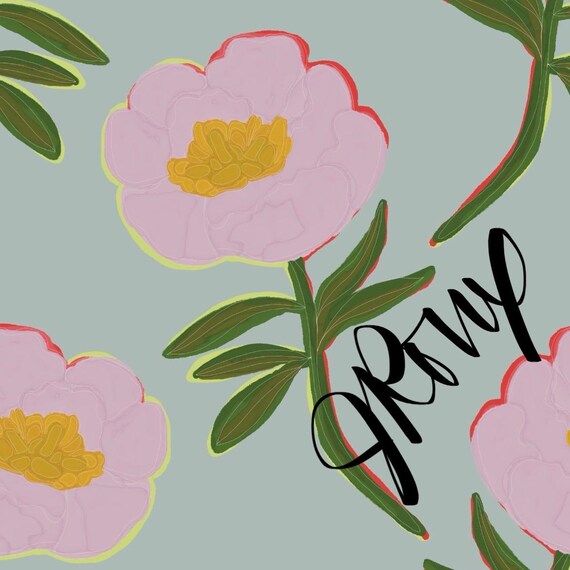 Pretty Pink Flowers Duvet cover