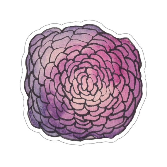 Pretty Rose Watercolor Sticker