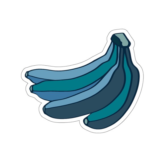 Blue Bananas Sticker / Cheeky Banana Sticker