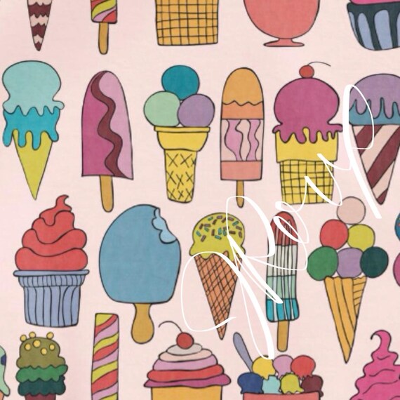 Ice Cream Duvet Cover, Colorful Dessert Bedding, Popsicle Pattern Comforter Cover, Fun Playful Bedroom