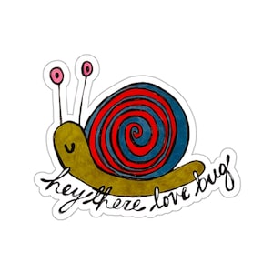 Salut ! Sticker insecte amoureux / Répandez l'amour avec ce design mignon