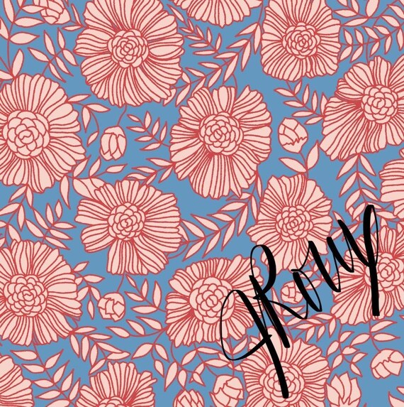 Floral Duvet Cover, Block Print Bedding, Boho Botanical Comforter Cover, Vintage Inspired Bedroom