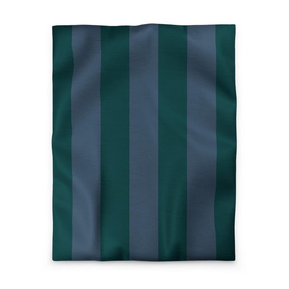 Midnight Tide Stripe Duvet Cover