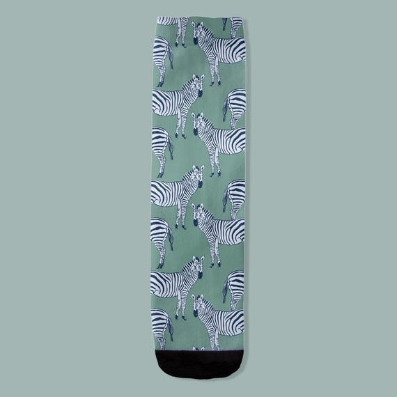 Zebra Socks By Jrouxart