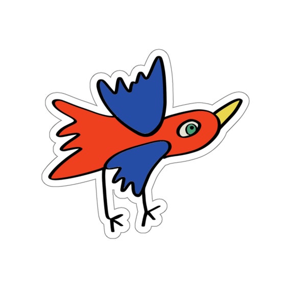 Adorable Cartoon Bird Sticker
