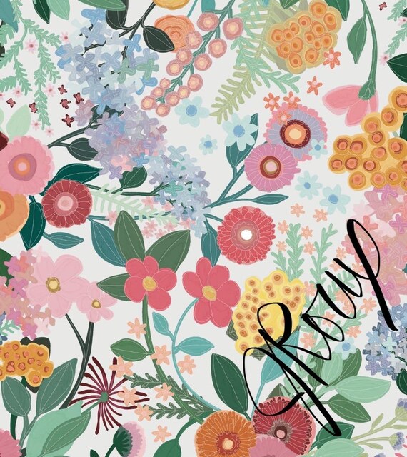 Floral Duvet Cover: Colorful Flower Design, Microfiber Bedding