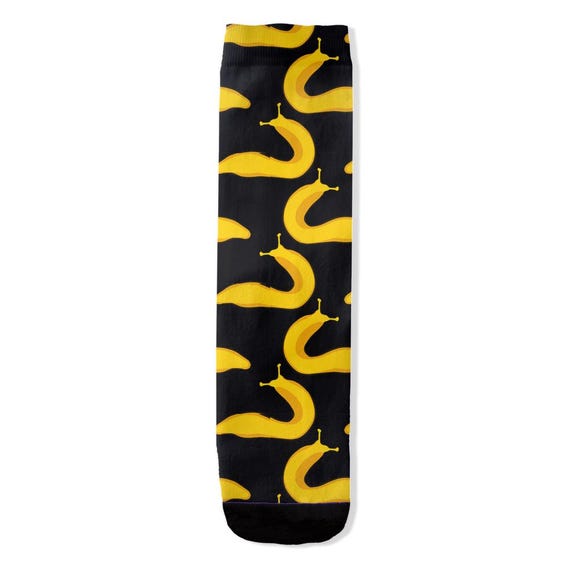 Banana Slug Socks, Funny Animal Socks, Cute Quirky Gift, Novelty Socks, Cottagecore Style