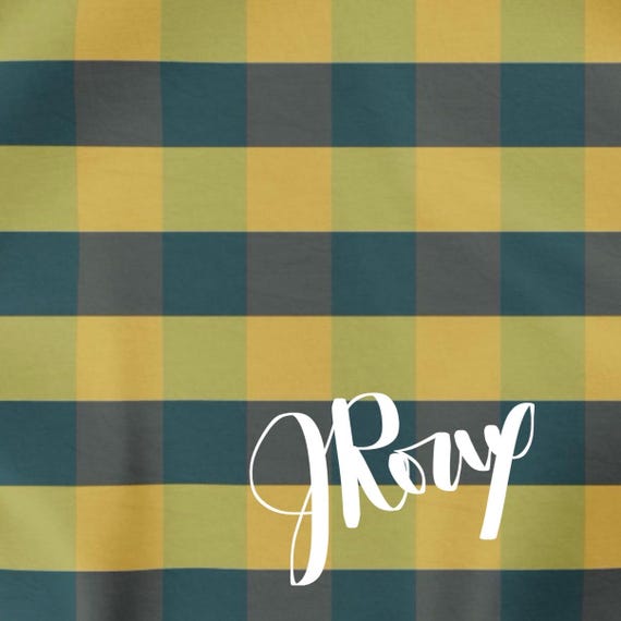 Plaid Duvet Cover, Green Yellow Bedding, Classic Check Comforter Cover, Cozy Bedroom Decor