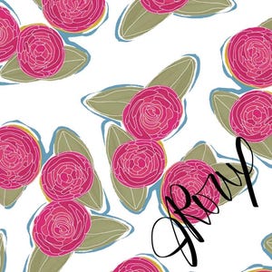 Pink Rose Floral Duvet Cover