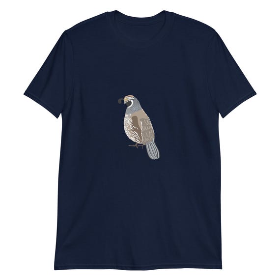 Quail / Bird Design Short-Sleeve Unisex T-Shirt