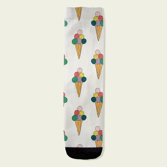 Ice Cream Socks By Jrouxart