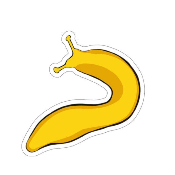 Banana Slug Sticker: Redwood Nature Decal, Laptop Decor