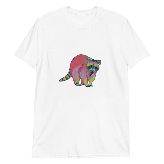 Raccoon Design Short-Sleeve Unisex T-Shirt