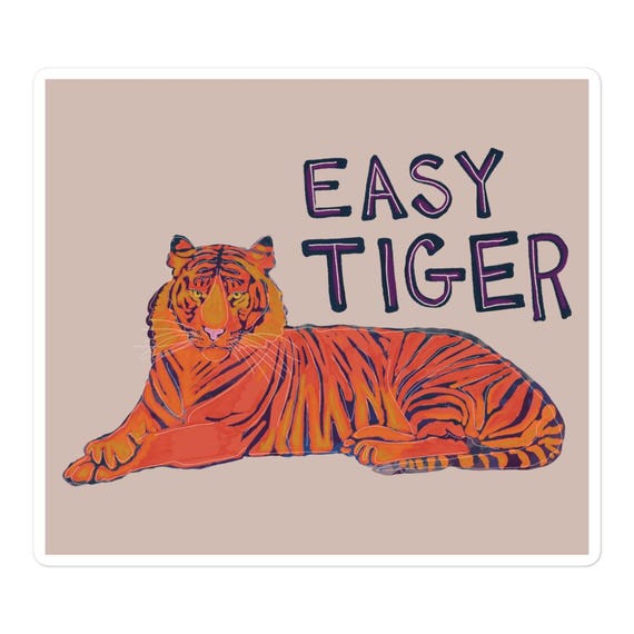 Easy Tiger Bubble-free stickers