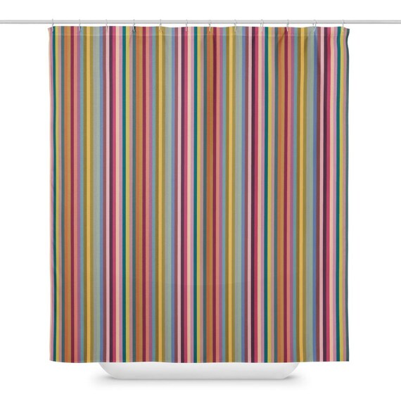 Taffy Stripe Shower Curtain