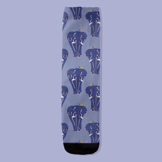 Elephant Socks By Jrouxart