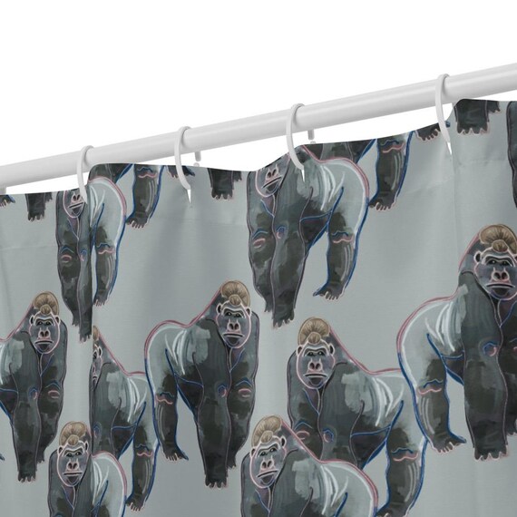 Gorilla Shower curtain