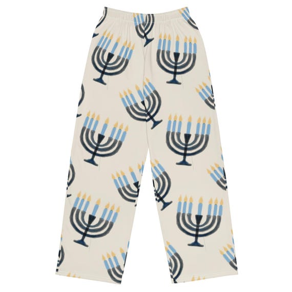 Womens Hanukkah Pajama Pants // Family Matching Holiday Pajamas // Chanukah Lounge Pants