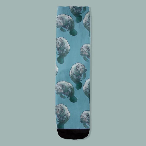 Manatee Socks By Jrouxart
